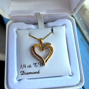 Khols Gold Heart Pendant Necklace